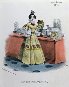 En krystalsælger, ca.1840
